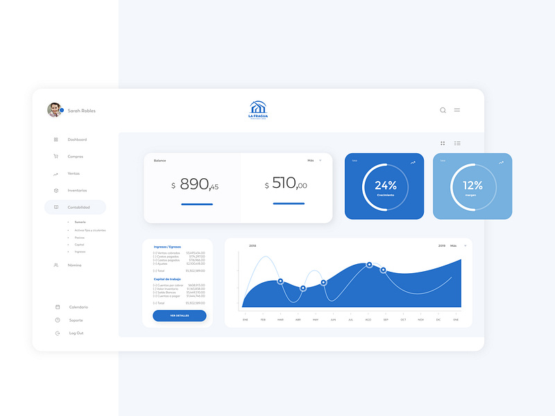 ERP UX/UI Web design by Lyonn Agency on Dribbble