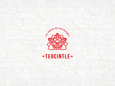 Teocintle logo agency brand identity branding corn foodtruck icon isotipo logo mexican culture mexican food mexico minimal prehispanic quetzalcoatl snacks traditional vector
