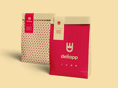 Deliapp - food delivery service brand identity branding creative delivery delivery app food food app food apps icon logo logotype