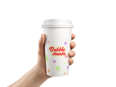 Dribble Bubble Cream Branding