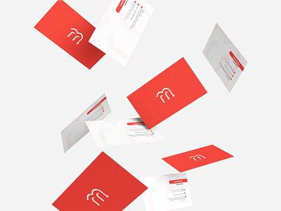 Business card Diario M agency brand brand identity bussines card icon logo