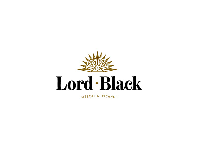 Branding Mezcal Lord Black brand identity drink icon logo logo design mezcal minimalist méxico plume typography