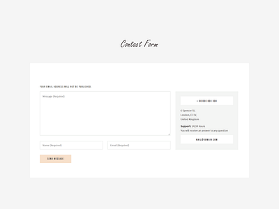 Contact Form contact form contact us form contact