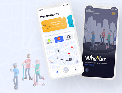 Wheeler - Application mobile app ui ux