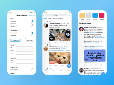 Twitter Bookmarks | Mobile App Redesign