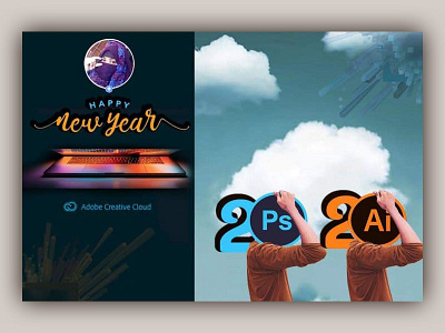 Happy New Year creative design design editing graphic design new year photoshop unique design