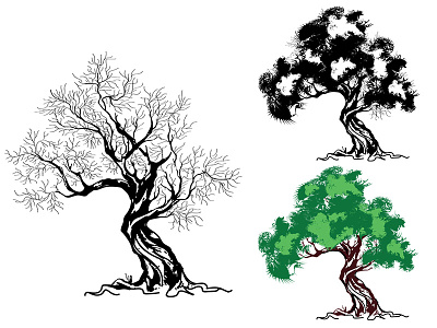Oak Tree Illustration creative design design graphic design illustration illustration design graphics illustrator unique illustration vector