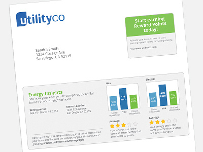 Gas & Electric Usage Report data electricity energy startup utilities