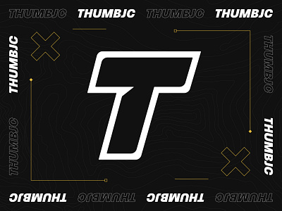 ThumbJC Stream Branding branding logo streamer typography