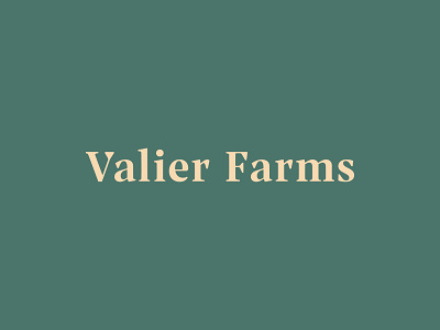 Valier Farms Branding branding design farming logo typography