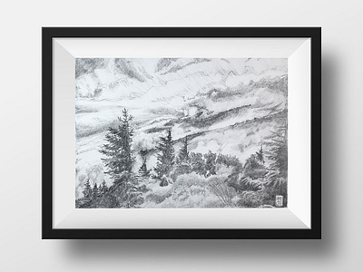 Windy Balsam Peak in Pencil