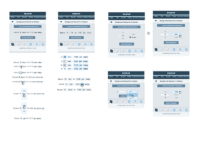 Variations on Time Selection