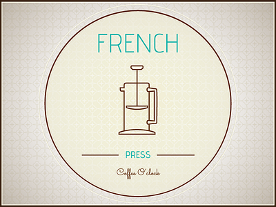 Coffee Variation : 1px French Press