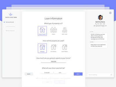 Loan Application Design