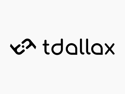 TDALLAX brand branding identity logo logo design logotype monogram type typography