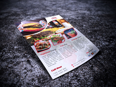 Food Flyer Design flyer graphic design illustrator