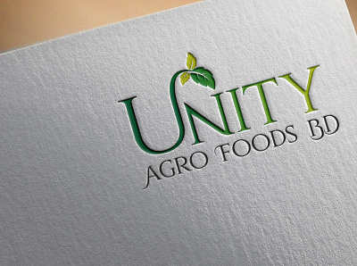 Unity Agro Foods Logo Design brand brand design brand identity branding branding design design graphic design illustrator logo logodesign logos logotype