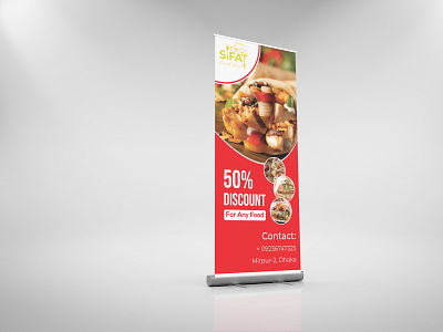 Roll-up Banner banner design logo photoshop