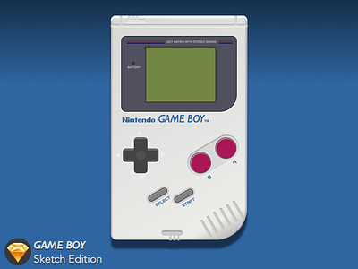 Game Boy Sketch3 Edition gameboy nintendo sketch3 vector