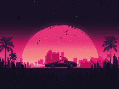 SynthWave by Milan Blondel on Dribbble