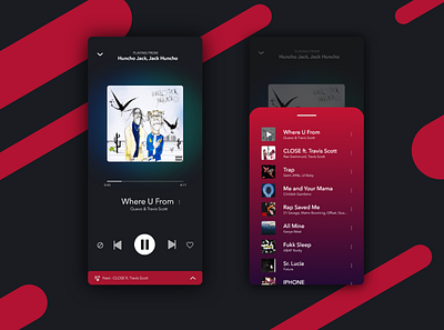 Music Player - DailyUI 009 app dailyui player ui ux