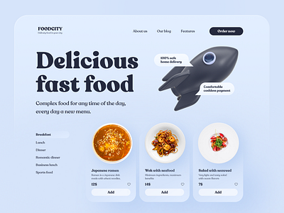 Delivery Food Website