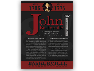 John Baskerville Poster