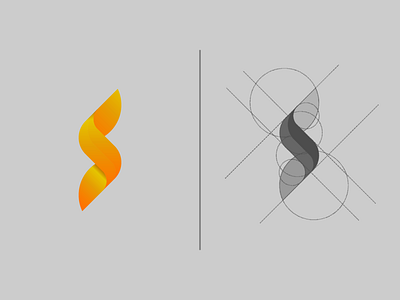 Latter S design illustration logo vector illustration