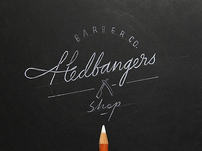 Logo concept for Hedbangers