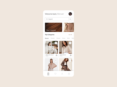 E-commerce mobile concept