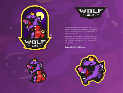 Wolf eSport Logo brand branding esport esportlogo gaminglogo illustrator logo mascot logo sportlogo vector
