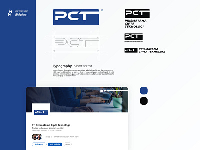PCT Logo brand branding company logo illustrator logo minimalis logo modern logo premium logo simple logo