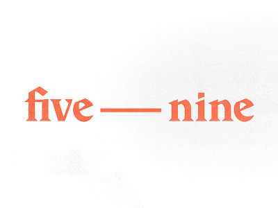 Five To Nine design logo studio