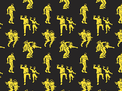 Dance! dance illustration pattern