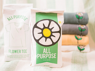 All Purpose Flower Tee flour flower packaging tee