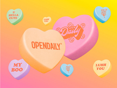 Sweethearts candy heart opendaily valentines