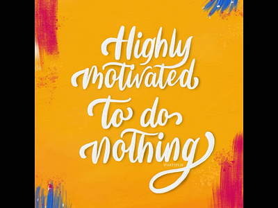 Everyday Mood adobe fresco calligraphy handlettering lettering oil painting typography