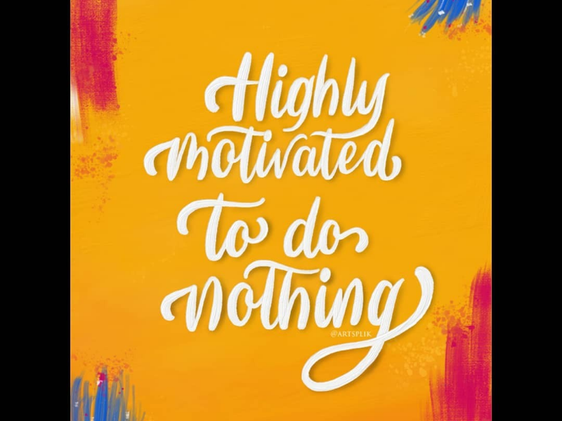 Everyday Mood handlettering oil painting adobe fresco lettering calligraphy typography