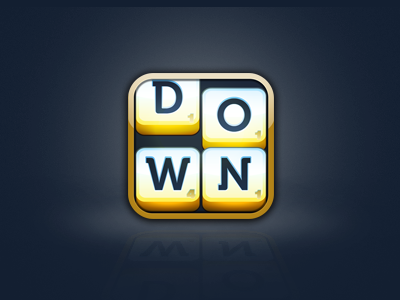 Down Icon app game icon ios