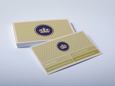 Business Cards - Luxury Royal Gold Pattern