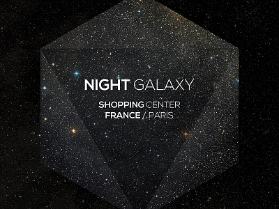 Night Galaxy Flyer Poster