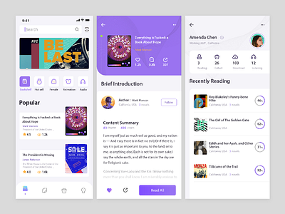 app design for reading