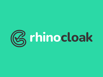 Rhinocloak branding concept identity illustration logo logomark