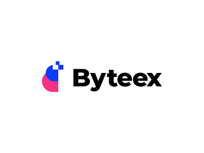 Byteex brand branding concept design identity logo logomark vector