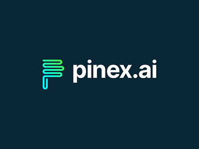 Pinex.ai brand branding concept design identity logo logomark vector