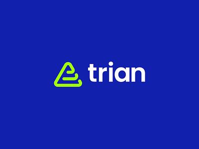 Trian brand branding concept design identity logo logomark vector