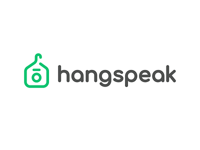 Hangspeak brand branding concept design identity logo logomark vector