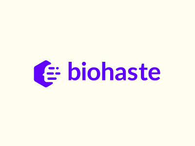 Biohaste brand branding concept design identity logo logomark vector