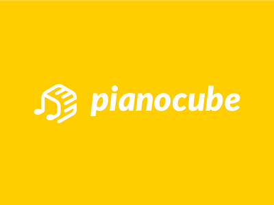 Pianocube brand branding concept design identity logo logomark vector