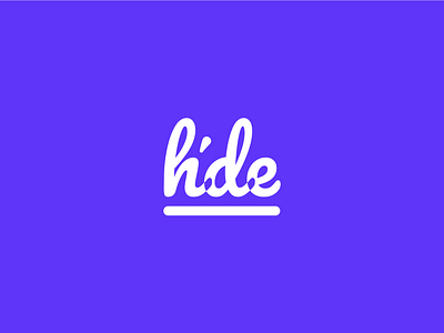Hide brand branding concept design identity logo logomark vector